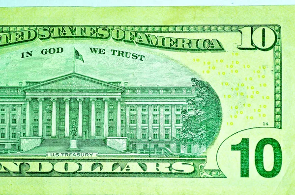 Közelkép Amerikai Egyesült Államok Dollár Bankjegyek Usd Pénznem Usa — Stock Fotó
