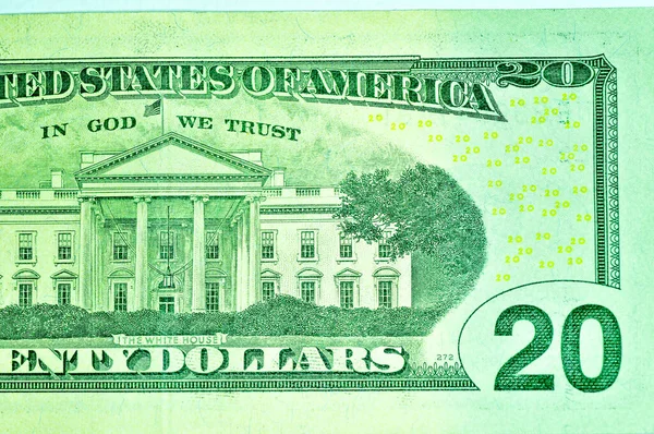 Close Estados Unidos América Dólar Notas Bancárias Usd Moeda Eua — Fotografia de Stock