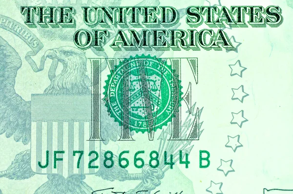 Zbliżenie United State America Banknoty Dolarowe Usd Waluta Usa — Zdjęcie stockowe