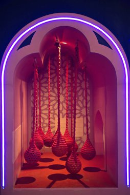 Dubai Creek Limanı parkında oyun alanı, uae