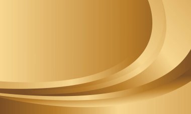 Lüks kıvrımlı dizaynı olan zarif soyut altın metalik arka plan. Şablonlar, pankartlar, kapaklar, satışlar, iş, etkinlikler, ödüller, web siteleri, sayfalar ve daha fazlası için uygundur