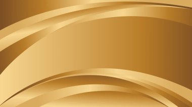 Lüks kıvrımlı dizaynı olan zarif soyut altın metalik arka plan. Şablonlar, pankartlar, kapaklar, satışlar, iş, etkinlikler, ödüller, web siteleri, sayfalar ve daha fazlası için uygundur