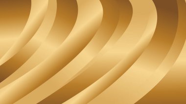 Lüks kıvrımlı dizaynı olan zarif soyut altın metalik arka plan. Şablonlar, pankartlar, kapaklar, satışlar, iş, etkinlikler, ödüller, web siteleri, sayfalar ve daha fazlası için uygundur