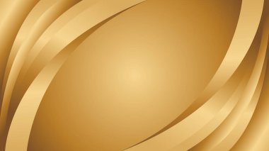 Lüks kıvrımlı dizaynı olan zarif soyut altın metalik arka plan. Şablonlar, pankartlar, kapaklar, satışlar, iş, etkinlikler, ödüller, web siteleri, sayfalar ve daha fazlası için uygundur