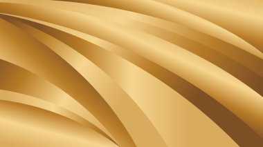 Lüks kıvrımlı dizaynı olan zarif soyut altın metalik arka plan. Şablonlar, pankartlar, kapaklar, satışlar, iş, etkinlikler, ödüller, web siteleri, sayfalar ve daha fazlası için uygundur