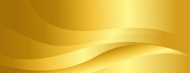 Parlak altın soyut lüks afiş arka planı. Pankartlar, web siteleri, başlıklar, satış şablonları, iş ilanları, ödüller, etkinlikler ve daha fazlası için zarif metalik tasarım biçimi