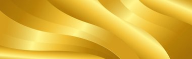 Parlak altın soyut lüks afiş arka planı. Pankartlar, web siteleri, başlıklar, satış şablonları, iş ilanları, ödüller, etkinlikler ve daha fazlası için zarif metalik tasarım biçimi