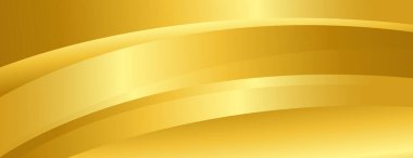 Parlak altın soyut lüks afiş arka planı. Pankartlar, web siteleri, başlıklar, satış şablonları, iş ilanları, ödüller, etkinlikler ve daha fazlası için zarif metalik tasarım biçimi
