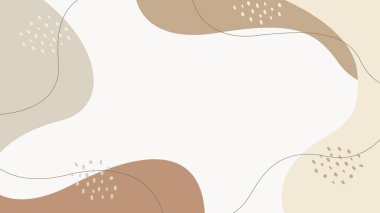 Pastel renklerde soyut vektör geometrik arkaplan. Sıvı şekilli duvar kağıdı çizimleri. Şablonlar, posterler, kapaklar, afişler, web ve sayfalar için uygun