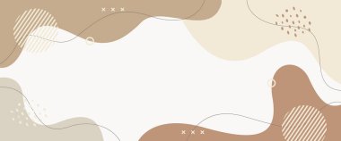 Minimalist soyut geometrik arkaplan. Renkli vektör illüstrasyon arkaplanı. Şablon tasarımları, afişler, kapaklar, posterler, kartlar ve diğerleri için uygun