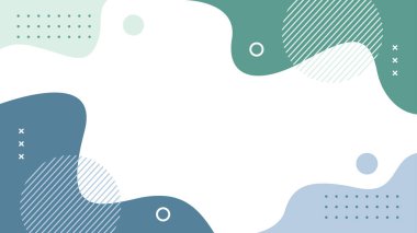 Minimalist soyut geometrik arkaplan. Renkli vektör illüstrasyon arkaplanı. Şablon tasarımları, afişler, kapaklar, posterler, kartlar ve diğerleri için uygun