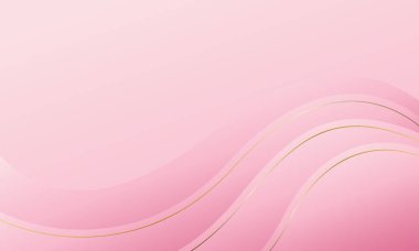 Altın aksanlı, zarif, pembe bir arka plan. Güzellik tasarımı, şablonlar, pankartlar, kapaklar, ödüller, satışlar, etkinlikler, web siteleri, sayfalar ve daha fazlası için uygundur