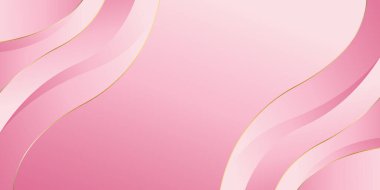 Altın aksanlı, zarif, pembe bir arka plan. Güzellik tasarımı, şablonlar, pankartlar, kapaklar, ödüller, satışlar, etkinlikler, web siteleri, sayfalar ve daha fazlası için uygundur