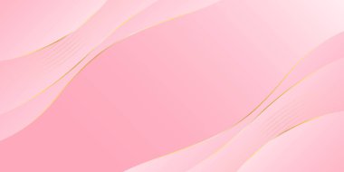 Altın aksanlı, zarif, pembe bir arka plan. Güzellik tasarımı, şablonlar, pankartlar, kapaklar, ödüller, satışlar, etkinlikler, web siteleri, sayfalar ve daha fazlası için uygundur