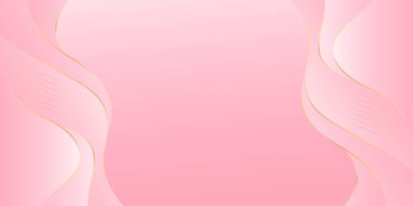 Altın aksanlı, zarif, pembe bir arka plan. Güzellik tasarımı, şablonlar, pankartlar, kapaklar, ödüller, satışlar, etkinlikler, web siteleri, sayfalar ve daha fazlası için uygundur