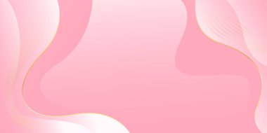 Altın aksanlı, zarif, pembe bir arka plan. Güzellik tasarımı, şablonlar, pankartlar, kapaklar, ödüller, satışlar, etkinlikler, web siteleri, sayfalar ve daha fazlası için uygundur