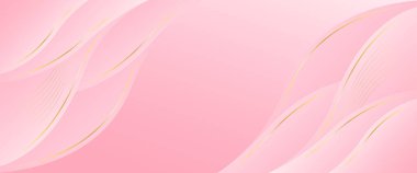 Altın aksanlı, zarif, pembe bir arka plan. Güzellik tasarımı, şablonlar, pankartlar, kapaklar, ödüller, satışlar, etkinlikler, web siteleri, sayfalar ve daha fazlası için uygundur