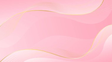 Zarif pembe ve altın rengi lüks arka plan. Soyut güzellik duvar kâğıdı. Şablonlar, pankartlar, kapaklar, ödüller, satışlar, reklamlar, etkinlikler, web siteleri, sayfalar ve daha fazlası için uygundur