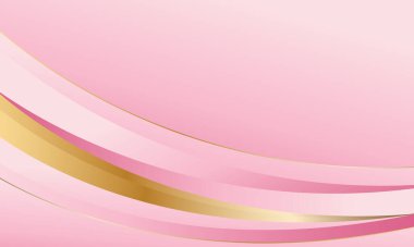 Zarif pembe ve altın rengi lüks arka plan. Soyut güzellik duvar kâğıdı. Şablonlar, pankartlar, kapaklar, ödüller, satışlar, reklamlar, etkinlikler, web siteleri, sayfalar ve daha fazlası için uygundur