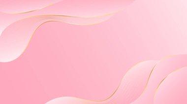 Zarif pembe lüks arka plan. Pembe güzellik, dalga şekilli, dinamik duvar kağıdı. Güzellik ürünleri, satışlar, reklamlar, sayfalar, olaylar, web ve diğerleri için şablon afişi