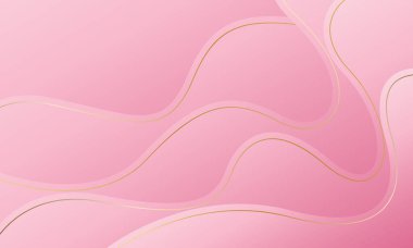 Zarif pembe lüks arka plan. Pembe güzellik, dalga şekilli, dinamik duvar kağıdı. Güzellik ürünleri, satışlar, reklamlar, sayfalar, olaylar, web ve diğerleri için şablon afişi