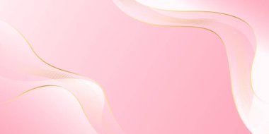 Zarif pembe lüks arka plan. Pembe güzellik, dalga şekilli, dinamik duvar kağıdı. Güzellik ürünleri, satışlar, reklamlar, sayfalar, olaylar, web ve diğerleri için şablon afişi
