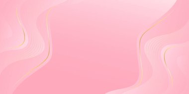 Zarif pembe lüks arka plan. Pembe güzellik, dalga şekilli, dinamik duvar kağıdı. Güzellik ürünleri, satışlar, reklamlar, sayfalar, olaylar, web ve diğerleri için şablon afişi