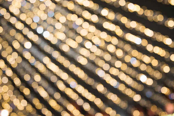 Blurred Garland City Night Light Blur Bokeh Defocused Background Christmas — Stock Photo, Image
