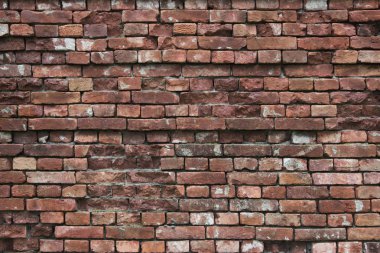 Arka plan eski kahverengi tuğla duvar. Soyut. Desen