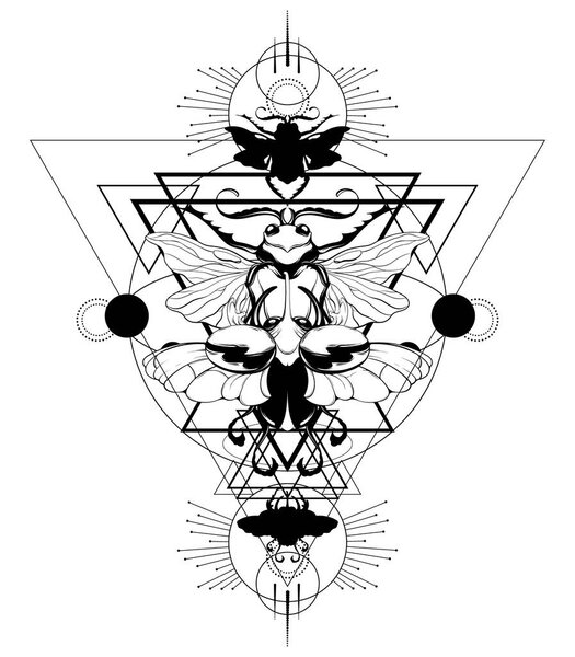 Векторная ручная иллюстрация изолированных ошибок
.