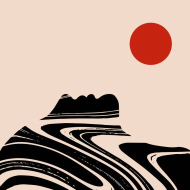 Vektör el, güneşli kadın yüzünün resimlerini çizdi. Dövme yaratıcı sanat eserleri. Kart, poster, afiş, tişört, rozet, yama için baskı şablonu.