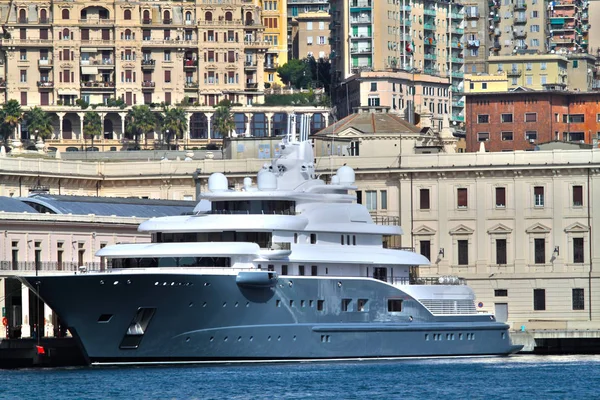 Luxury Super Yacht Moored — Stock Photo, Image