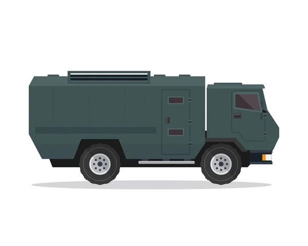 Moderne Bank Panzerwagen Illustration — Stockvektor