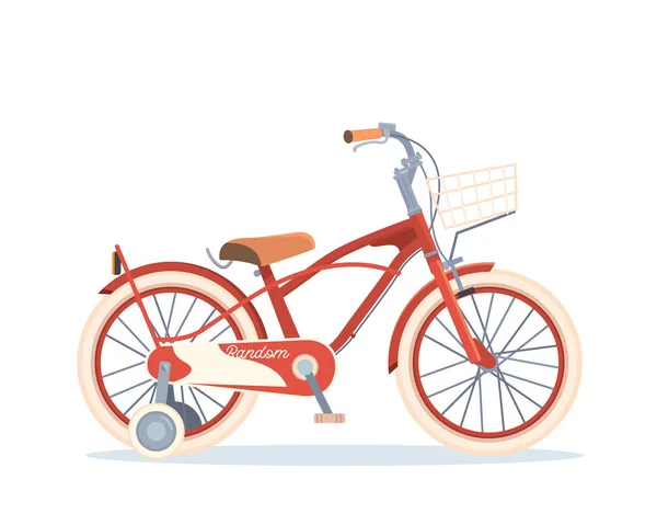 Κλασικό Παιδιά Τρίκυκλο Ποδήλατο Εικονογράφηση — Διανυσματικό Αρχείο