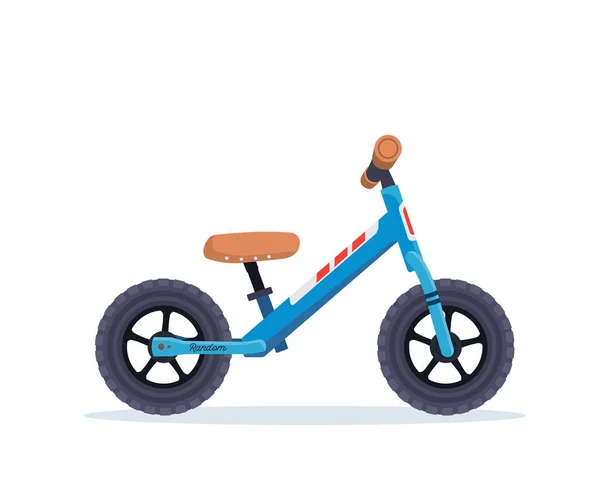 Kinderen Evenwicht Fiets Illustratie — Stockvector