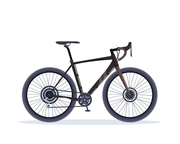 Bicicleta Turística Ilustración Bicicletas — Vector de stock