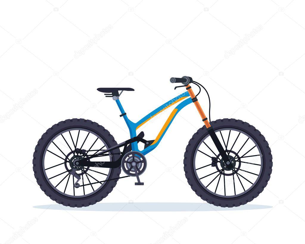 Mountain Bike Bicycle Illustration