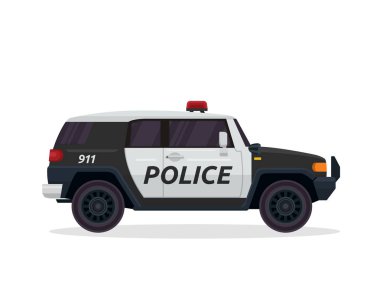 Araç resimde Logo modern kentsel polis devriye