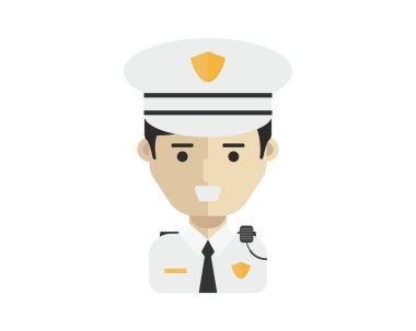 Modern işgal kişi Avatar - polis üniforması