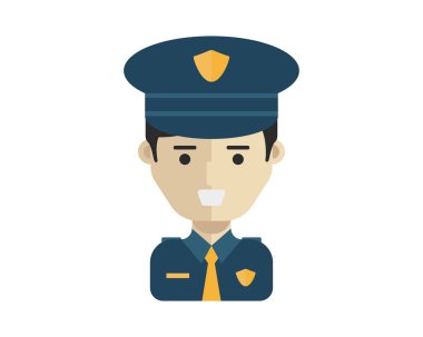 Modern işgal kişi Avatar - polis üniforması