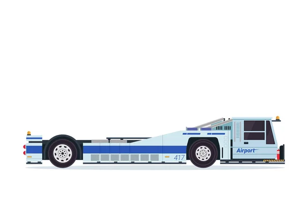 Ilustração Moderna Equipamento Veículo Apoio Terra Reabastecedor Caminhão Tanque Aeroporto —  Vetores de Stock