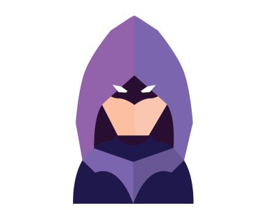 Modern vatansever süper kahraman düz Avatar