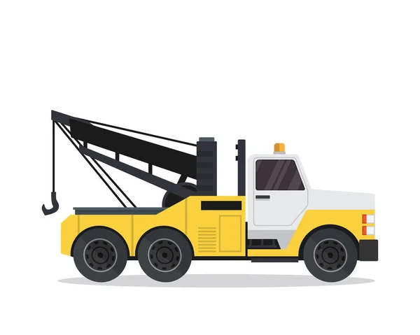 Moderne Tow Vrachtwagen Afbeelding Logo — Stockvector
