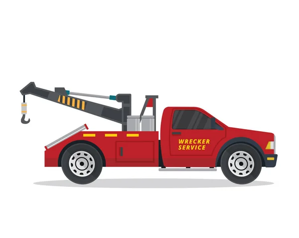 Modern Tow Truck Illustration Logo — Stock Vector