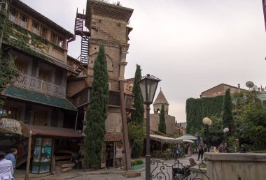 Gürcistan Tiflis Gabriadze tiyatro.