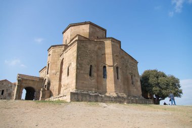 Jvari eski manastır. Mtsheta, Gürcistan kenti yakınlarındaki.