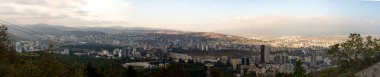 Georgia, Tbilisi şehir panoraması.