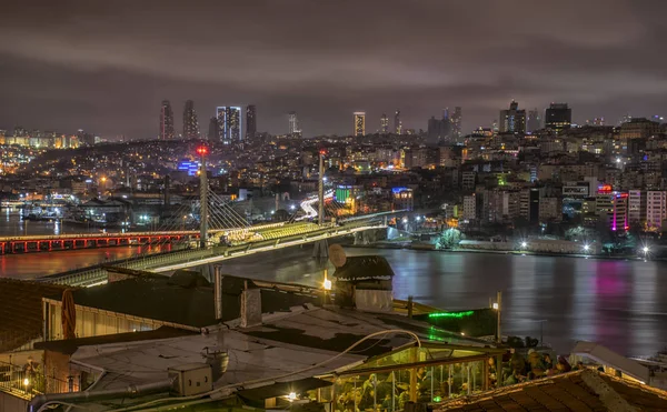 Февраль 2015 Прекрасный Вид Стамбула — стоковое фото