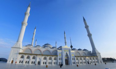 Çamlıca cami Türkiye'deki en büyük Camisi olma özelliğini taşıyor. 29 Mart 2019, stanbul, Türkiye'de çekilen fotoğraf
