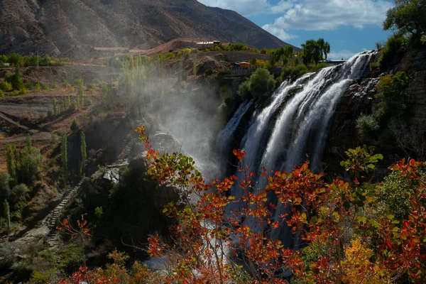 Widok Wodospad Tortum Tortum Erzurum Turcja Poznaj Piękno Świata Dziką — Zdjęcie stockowe